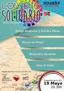 concierto solidario Ecuador